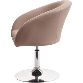 Mendler Esszimmerstuhl HWC-F19 Kunstleder taupe