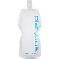 Platypus SoftBottle Flexible Wasserflasche mit Push-Pull-Verschluss, Platy-Logo, 1,0 Liter