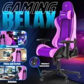 Kesser Gamingstuhl Kunstleder Rosa/Violett