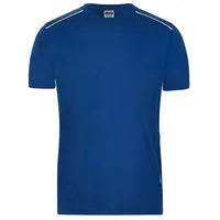 James & Nicholson Herren Workwear T-Shirt Solid in blau,