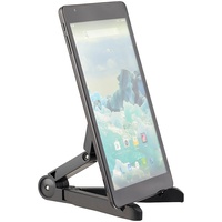 PEARL Tablet Halter: Faltbarer Tablet-Ständer für iPad, Tablet-PC, E-Book-Reader & Co. (Halterung für Tablet, Tabletstütze, Universal Smartphone)