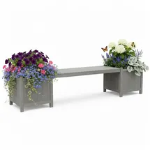 MuCoLa 180 x 40 x 40 cm Grau