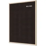Showdown Letterboard 60x80cm hellbraun.