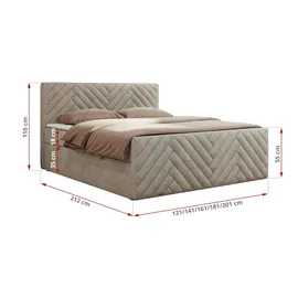 MKS Meble Paris Duo 200 x 200 cm H3 Beige