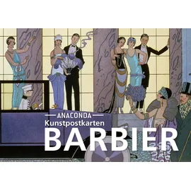 Penguin Postkarten-Set George Barbier: 18 Kunstpostkarten aus hochwertigem Karton. ca. 0,28€ pro Karte (Anaconda Postkarten, Band 95)