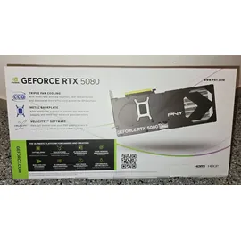 PNY GeForce RTX 5080 Overclocked Triple Fan 16 GB GDDR7 VCG508016TFXPB1-O