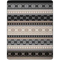 Biederlack Wohn- und Kuscheldecke 'Winter Braid' 150 x 200 cm Natur