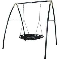 Schaukel aus Metall - Nestschaukel, anthrazit/creme grau Junior