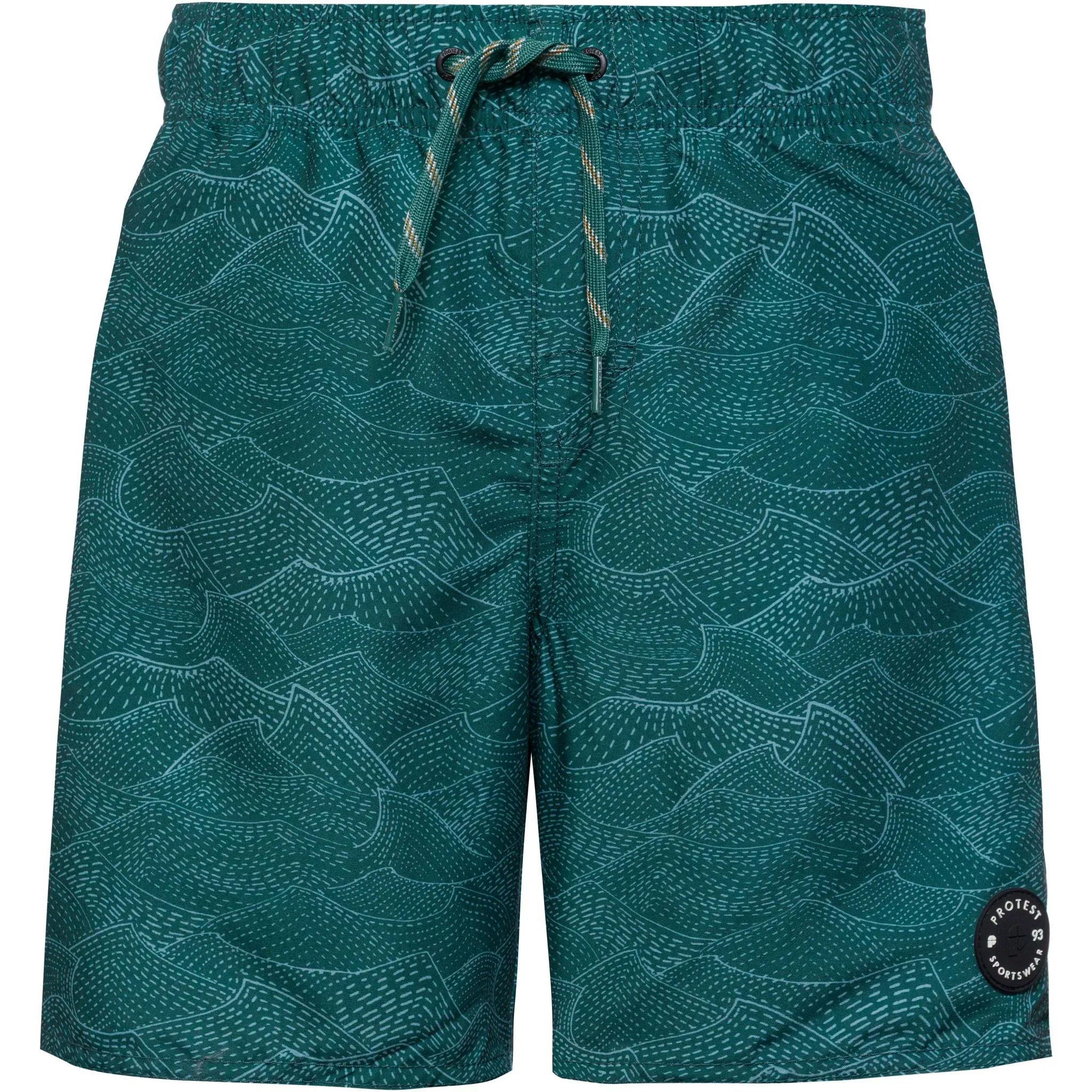Protest PRTFLORIS JR Badehose Jungen in dark teal, Größe 128 - grün