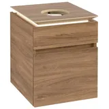 Villeroy & Boch Villeroy & Boch, Waschbeckenunterschrank, Legato Waschtischunterschrank B566, 450x550x500mm, Waschtisch mittig, LED- Beleuchtu (52 x 50 x 55 cm)