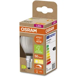Osram lighting OSRAM CLASSIC EEK C 2.9W 827 gefrostet E14 Lampe 470lm 2700K warmweiss wie 40W dimmbar