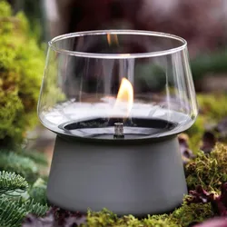 Tenderflame – TenderFuel wiederaufladbarer Wandkamin in Schwarz