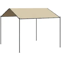 vidaXL Gartenpavillon 4 x 3 m Beige