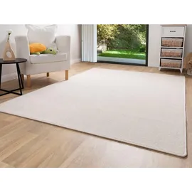 Steffensmeier Teppich Ibiza | Wohnzimmerteppich | Stilvoll | pflegeleicht | Jugendteppich | Creme, Größe: 40x60 cm