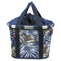 KLICKfix Bikebasket Jungle Space blau-grün