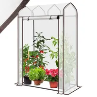 Sekey Gewächshaus Klein Tomatengewächshaus 150x100x50 cm, Mini Gewächshaus Folie