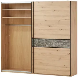 Sconto Schwebetürenschrank Birmingham 240 x 226 x 63 cm Holzfarben