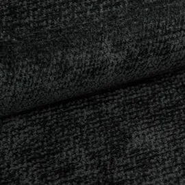 masseno Eckcouch Polyester 2-Sitzer Schwarz