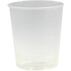 Einnehmeglas Kunststoff 30ml transparent +deckel