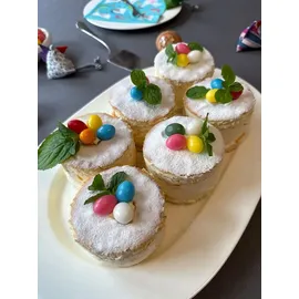 WEBBOMB 8tlg Set Edelstahl Dessertringe Kuchenform Speisenringe Ø 7,5 cm Höhe 5,5 cm rund mit Heber & Stampfer Backringe für runde Mini Kuchen u...