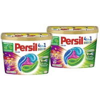 Persil 4in1 Color DISCS 32 WL (2 x 16 Waschladungen), Waschmittel mit Tiefenrein Technologie, Colorwaschmittel für reine Wäsche und hygienische Frische für die Maschine