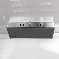 Aromabox TEPRO, silber (silberfarben), B:11,5cm H:6,5cm T:8cm, Edelstahl, Räucherboxen, für Spanferkel- und Lammgrill "Columbus"