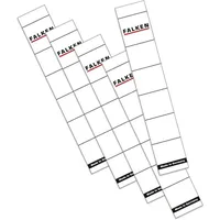 Falken Rückenschilder 80037765, weiß 36 x 190mm, selbstklebend 10
