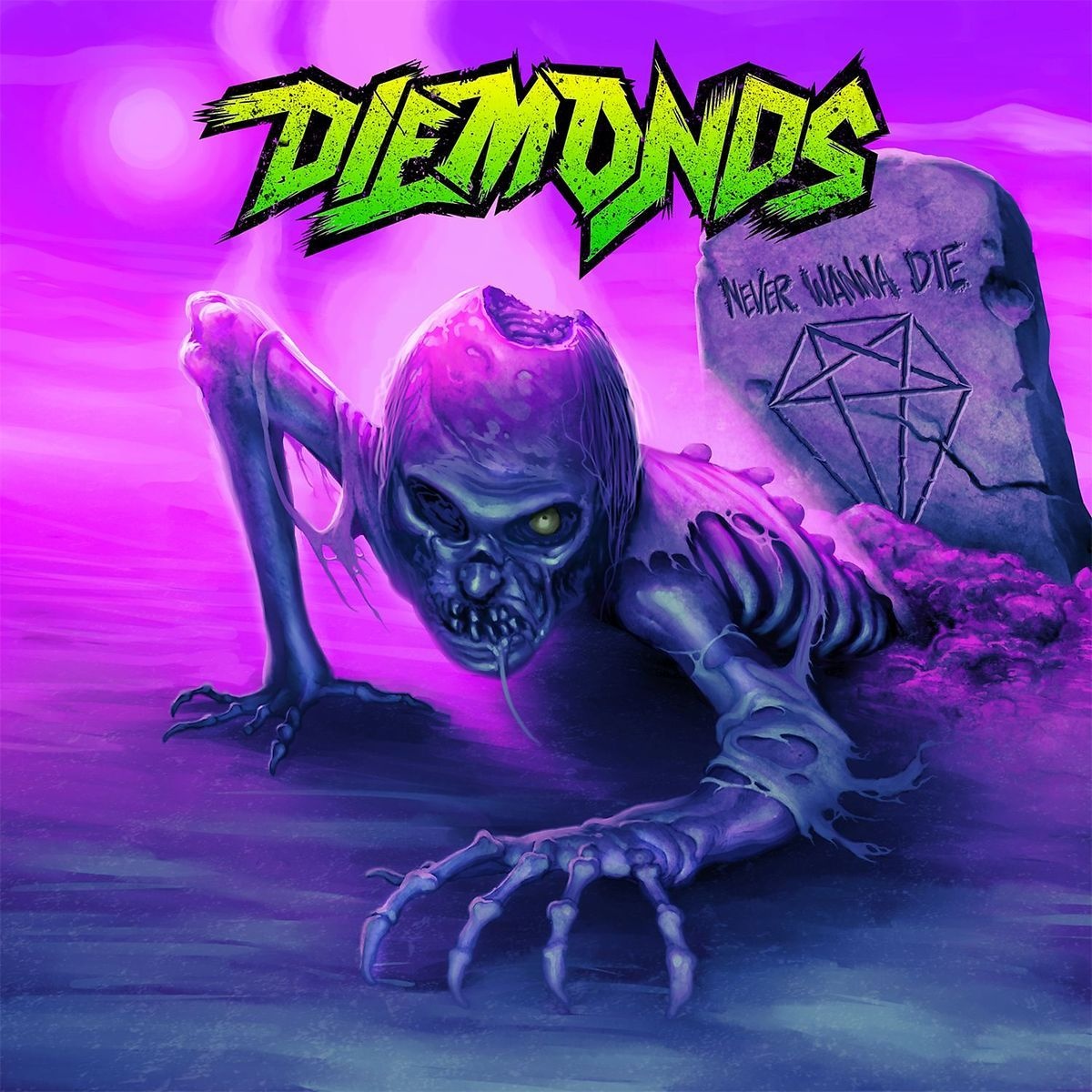 Never Wanna Die - Diemonds. (CD)