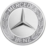 Mercedes-Benz Radnabenabdeckung Stern mit Lorbeerkranz grau A17140001257P70