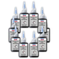 10x 50g LIQUI MOLY 3807 Klebstoff Buchsen- und Lagerbefestigung Kleber Gummi