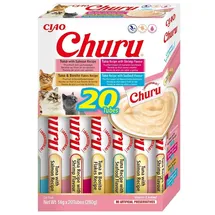 INABA Churu Multipack mit Meeresfrüchten 60 x 14 g