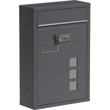 Wiltec Briefkasten Anthrazit