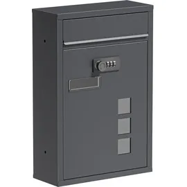Wiltec Briefkasten Anthrazit