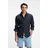 Boss Leinenhemd Regular Fit Blau L