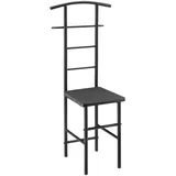 [en.casa] Herrendiener Anaheim 107 x 45 x 45 cm Dunkelgrau