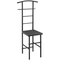 [en.casa] Herrendiener Anaheim 107 x 45 x 45 cm Dunkelgrau