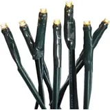 FHS International Mini-Lichterkette LED 5 m warmweiß Grün