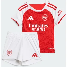 adidas Arsenal 25/26 Mini-Heimausrüstung - Better Scarlet / White - 80