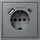 McPower Schuko-Steckdose 1x USB-C 18 W Schwarz 1 St.