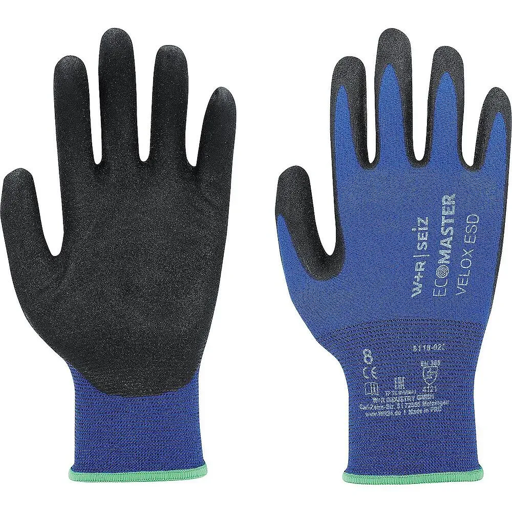 Arbeitshandschuh ESD Velox Endurance Größe M, Paar