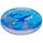 fillikid Wasser-Spielmatte Rund teilweise befüllbar mit Quietschelement - Ocean Blue