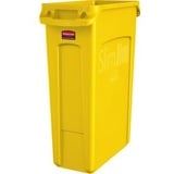 Rubbermaid Müllsackständer Slim Jim 1956188YEL, aus Kunststoff, für 87 Liter