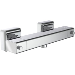 SCHÜTTE Duschthermostat »Signo«, Breite: 261 mm, Kunststoff/Metall/Messing - silberfarben