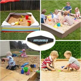 luxuskollektion Abdeckung Sandkasten 200x200x20cm Wetterfeste Schutzhülle Plane