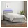 vidaXL Boxspringbett 100 x 200 cm Hellgrau