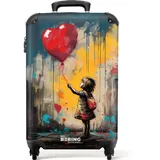 noboringsuitcases 4-Rollen Cabin 55 cm / 36 l bunt