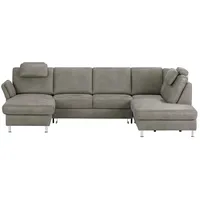 Mein Sofa bold Wohnlandschaft  Veit , grau , Maße (cm): B: 305 H: 90 T: 200.0