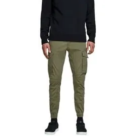JACK & JONES Paul Flake Akm 542 Hosen Olive Night 27 32