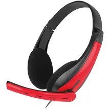 Fontastic ToXx Multimedia Headset sw/rot mit Mikrofon