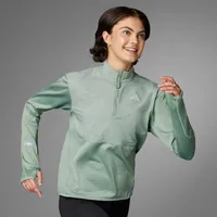 Adidas Ultimate Hi Vis Reflective 1/2-Zip Oberteil - Silver